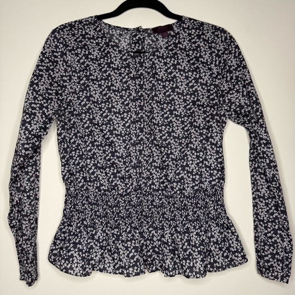 J. CREW X LIBERTY of LONDON Misti Valeria Boho Pintuck Floral Smocked Blouse - Picture 3 of 10